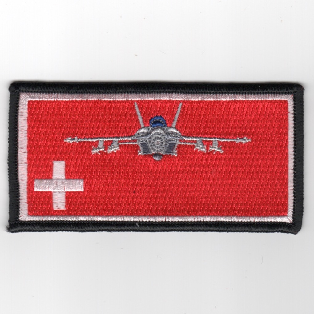 SWISS AIR Pilot Nametag (w/F-18)