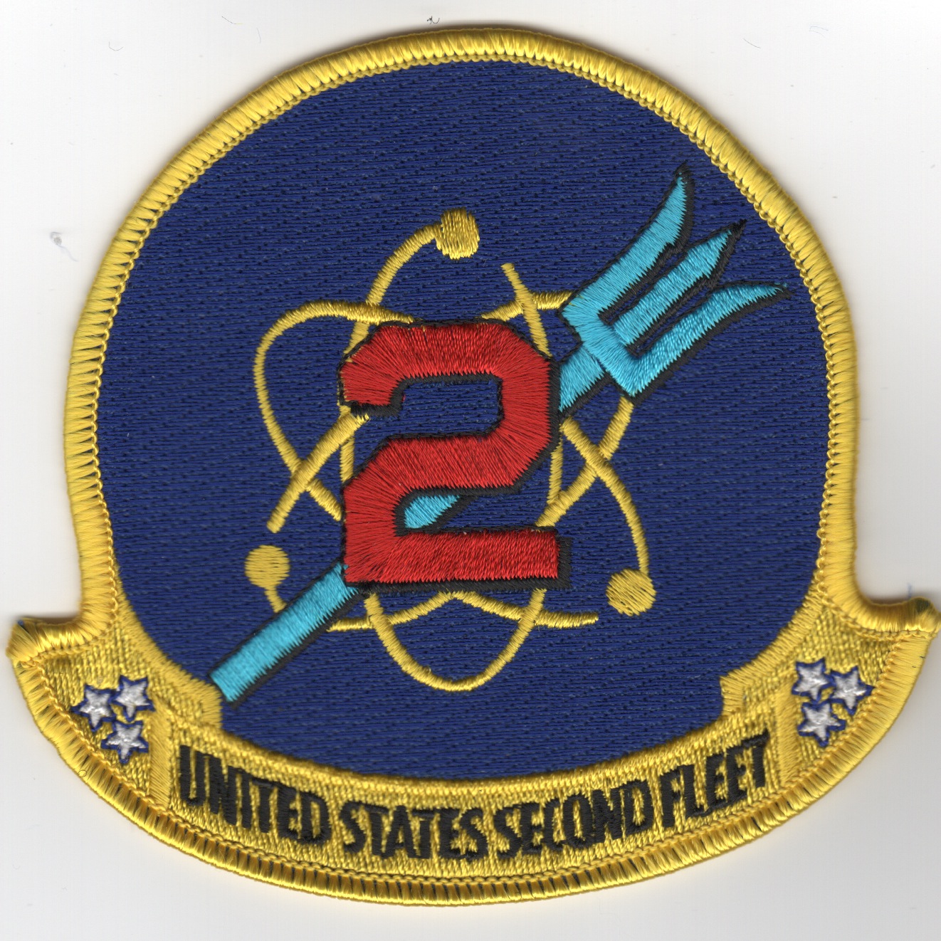 USN SECOND Fleet Patch