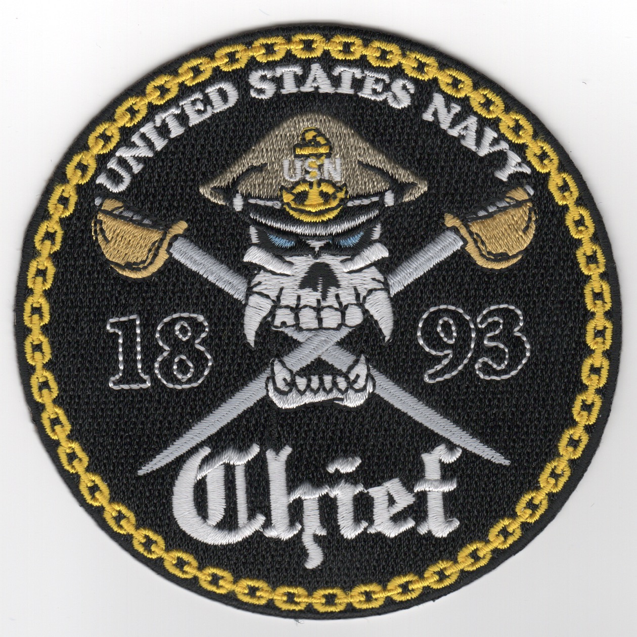 USN Chiefs '1893' Patch