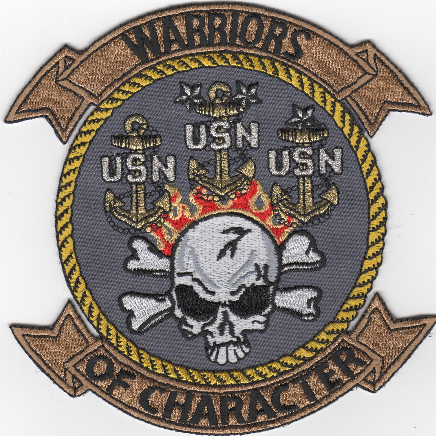 USN Chiefs 'Warriors' Patch