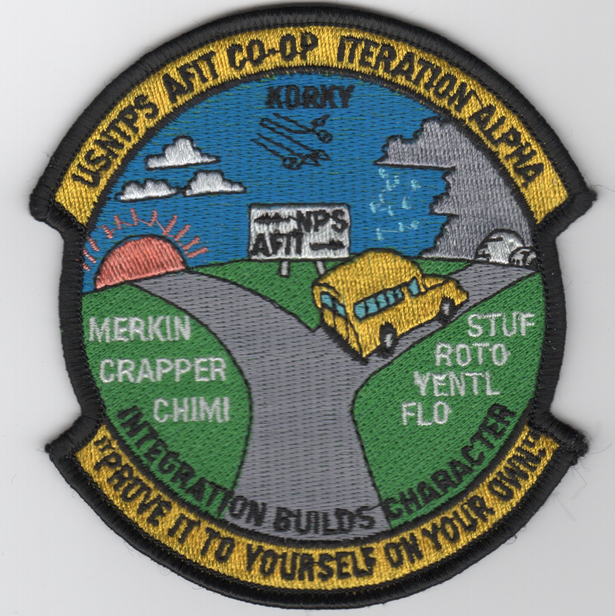 USN TPS AFIT CO-OP Patch