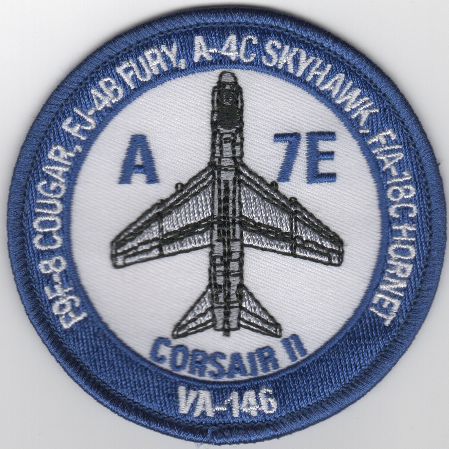 VA-146 A/C Bullet Patch (Blue/A-7E)