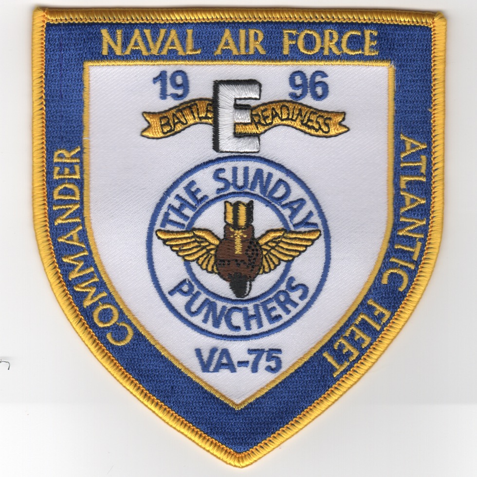 VA-75 1996 Battle 'E' Shield