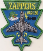 VAQ-130 ZAPPERS Triangle Patch
