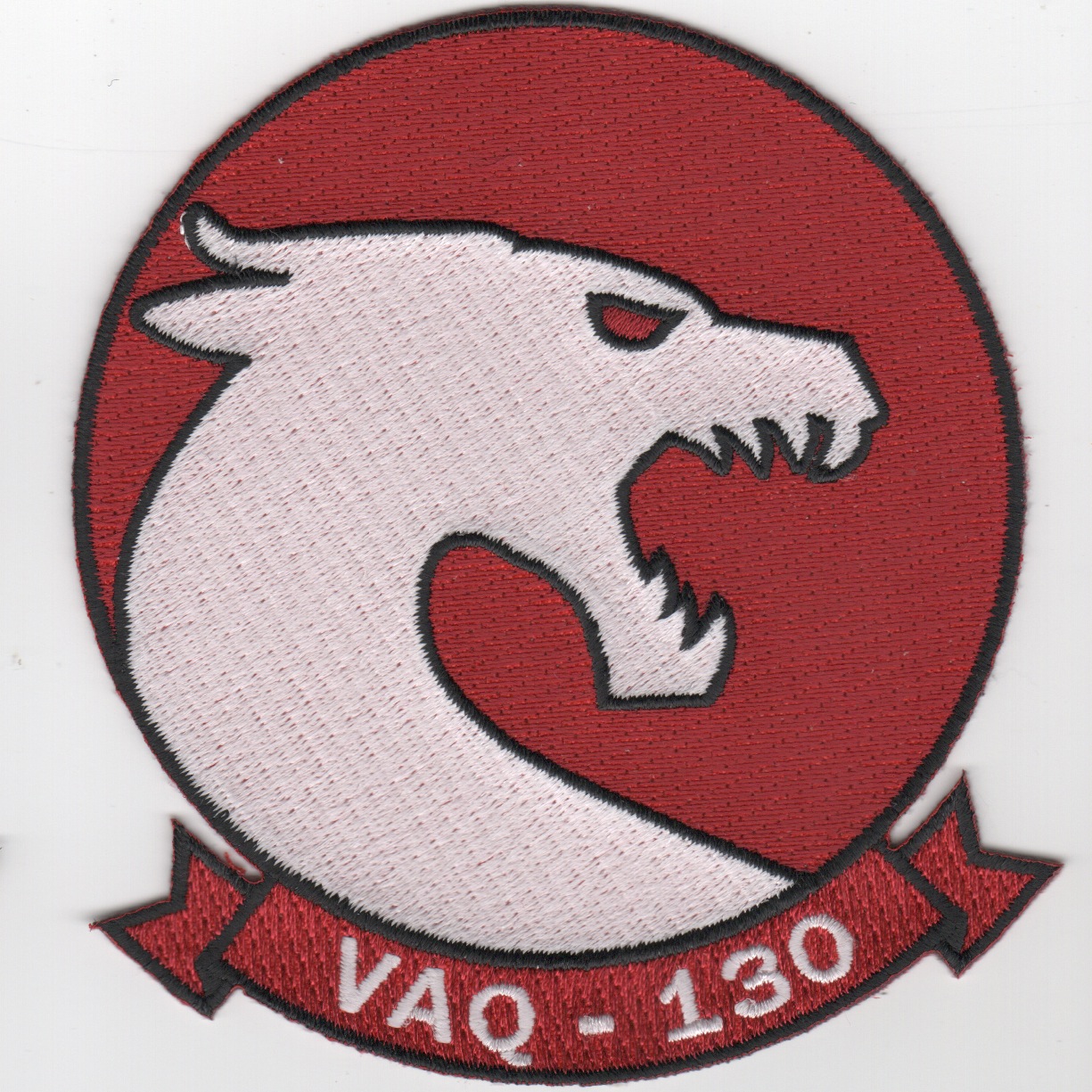 VAQ-130 Squadron Patch (Red/White)