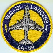 VAQ-131 EA-6B Aircraft Bullet Patch