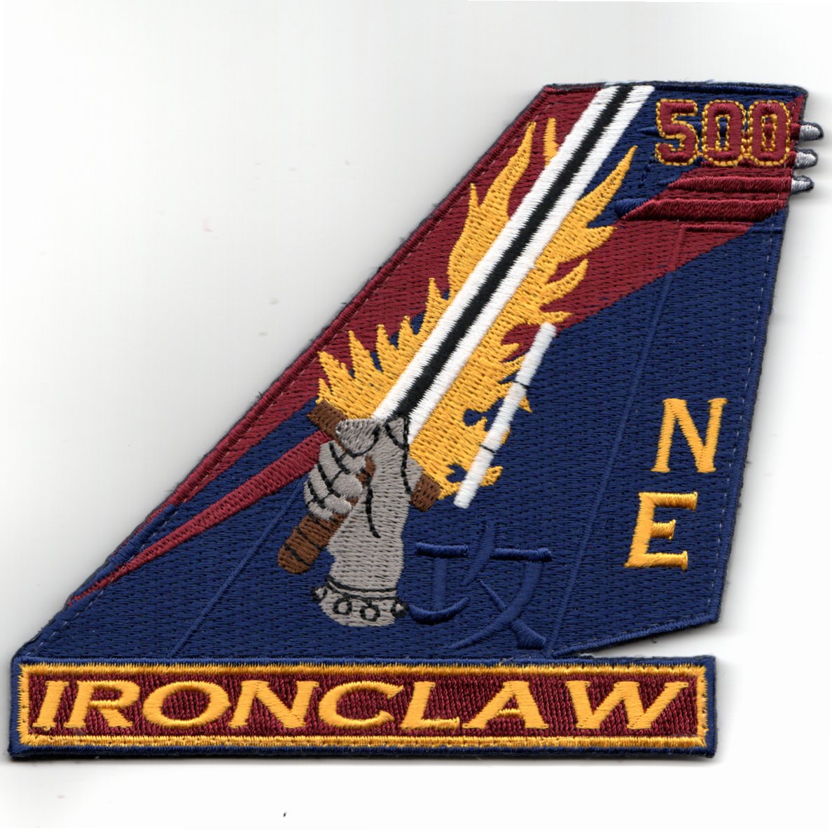 VAQ-136 'IRONCLAW' Tailfin (w/V) Patch