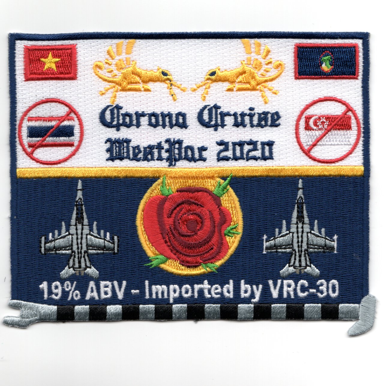 VAQ-142 2020 WestPac 'Corona' Patch (Rect)