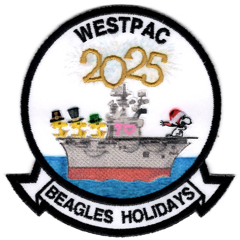 VAW-113/CVN-70 2025 *HOLIDAY* Cruise (White)
