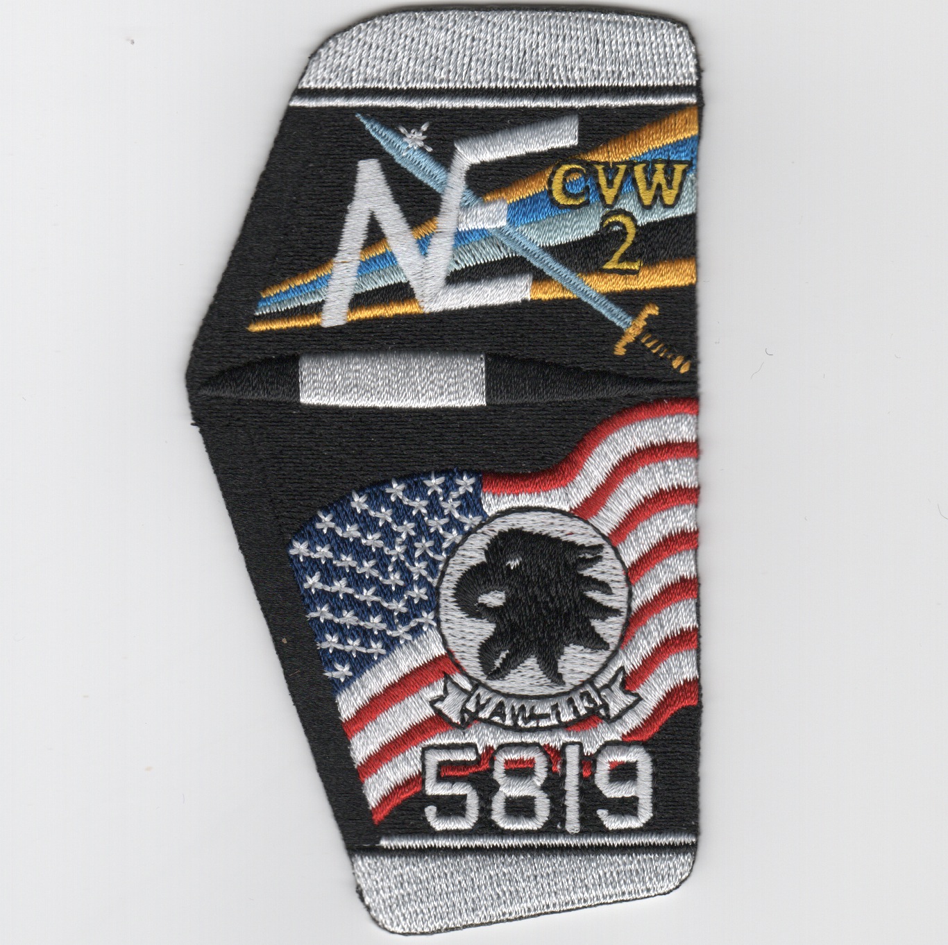 VAW-113 '5819 E-2C Tail' Patch (No Velcro)
