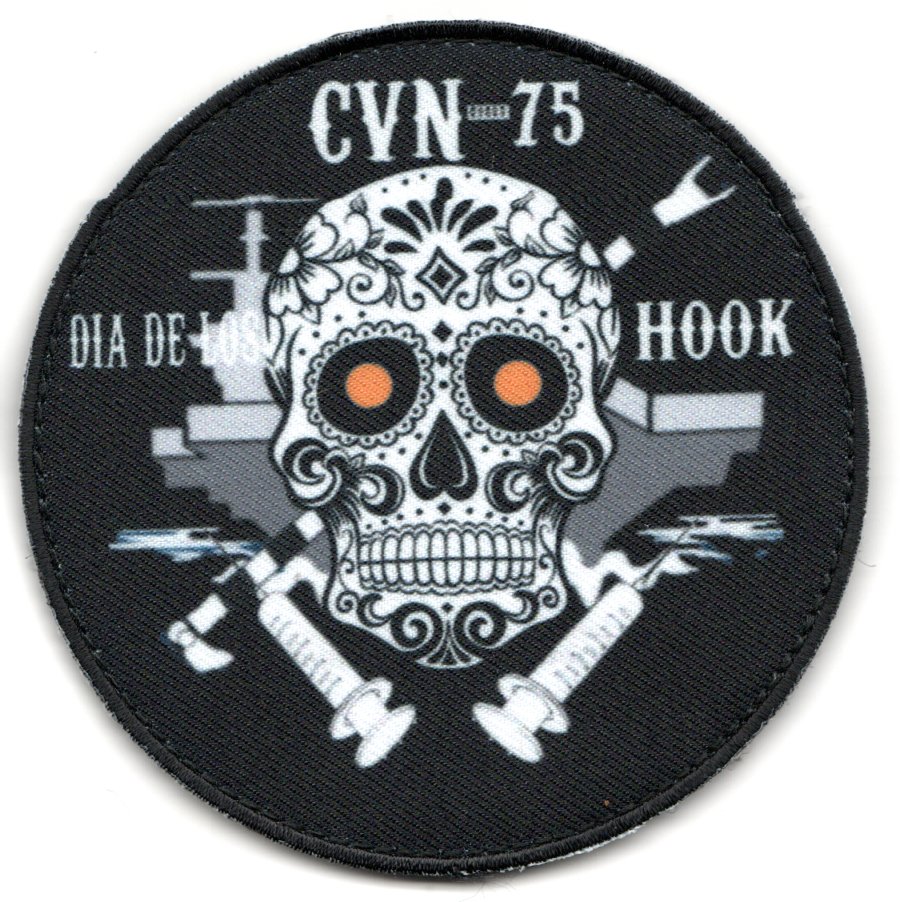 VAW-120 'DIA DE LOS' CQ Det (Black/Round)