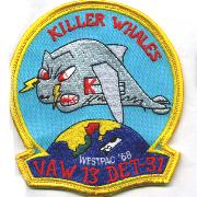 VAW-13 Det-31 WestPac '68 Cruise Patch