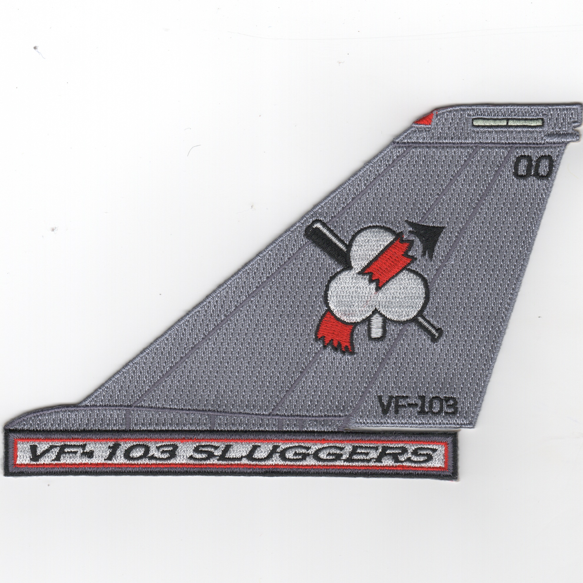 VF-103 F-14 Tailfin (Text/Light Gray)