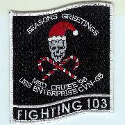 VF-103 1996 Christmas Cruise Patch