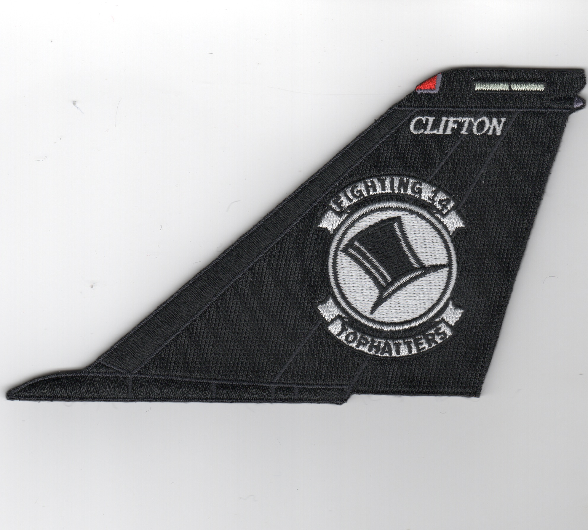 VF-14 F-14 Tomcat Tail Fin (Black/No Text)