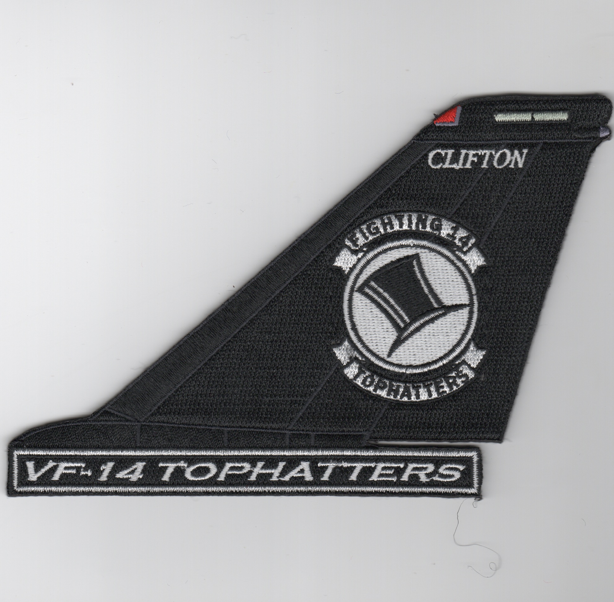 VF-14 F-14 Tomcat Tail Fin (Black/Text)