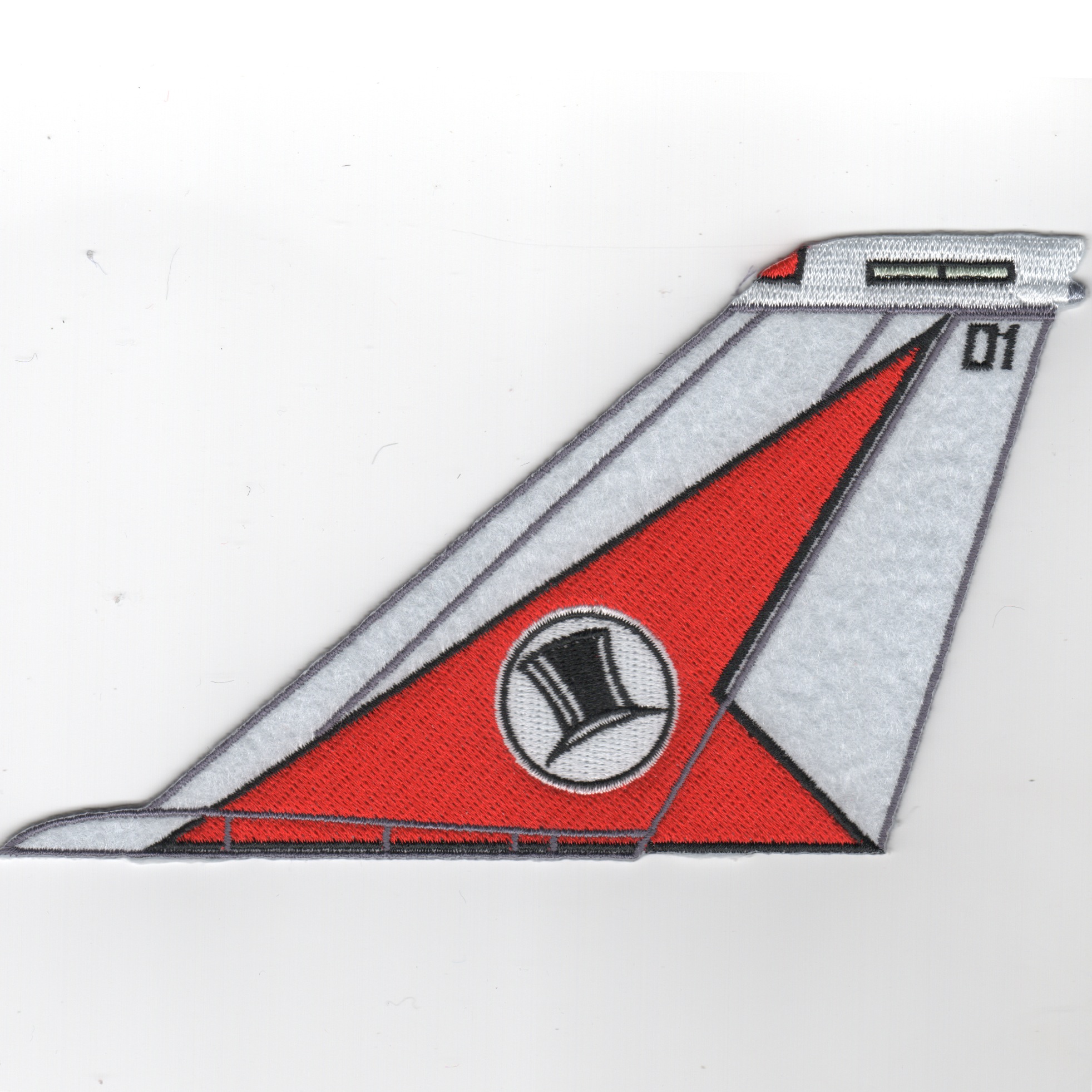 VF-14 F-14 Tomcat Tail Fin (Red/White/No Text)