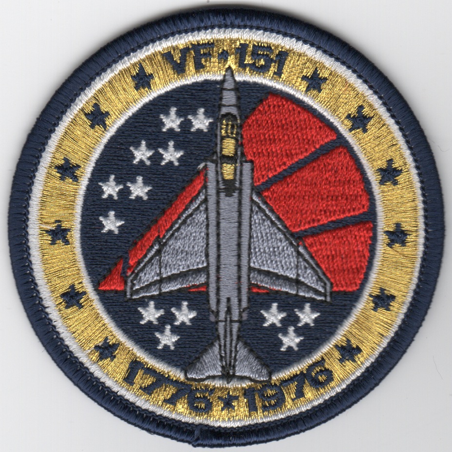 VF-151 F-4 'Bullet' Bicentennial Patch (R/B)