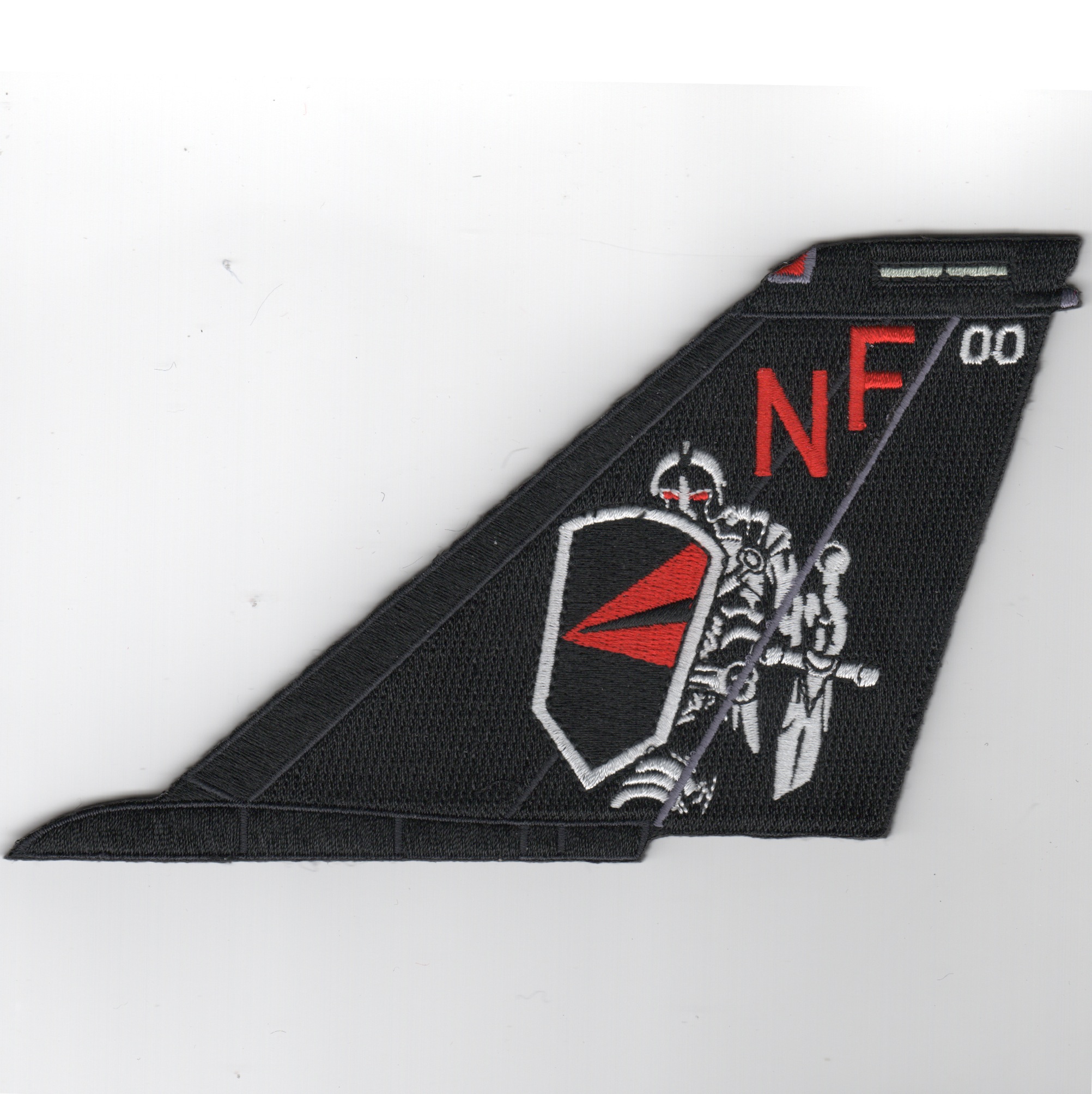 VF-154 F-14 Tailfin (Black/NF/No Text)