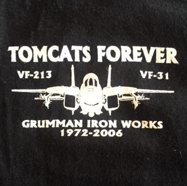VF-213 'TOMCATS FOREVER' T-shirt (Black)