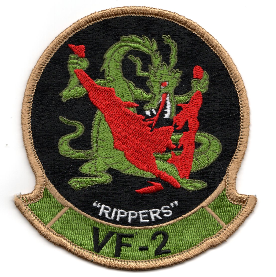 VF-2 'RIPPERS' Squadron Patch (RED Flag)