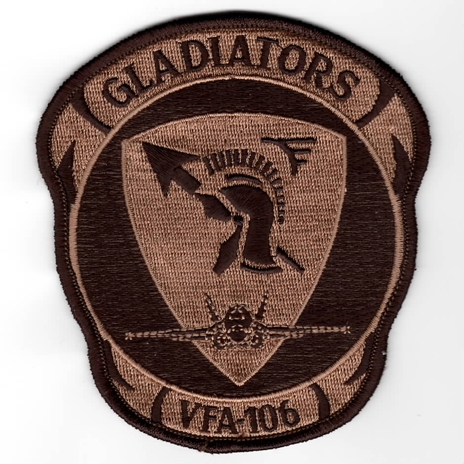 VFA-106 Squadron w/F-18 Patch (Des/Large)