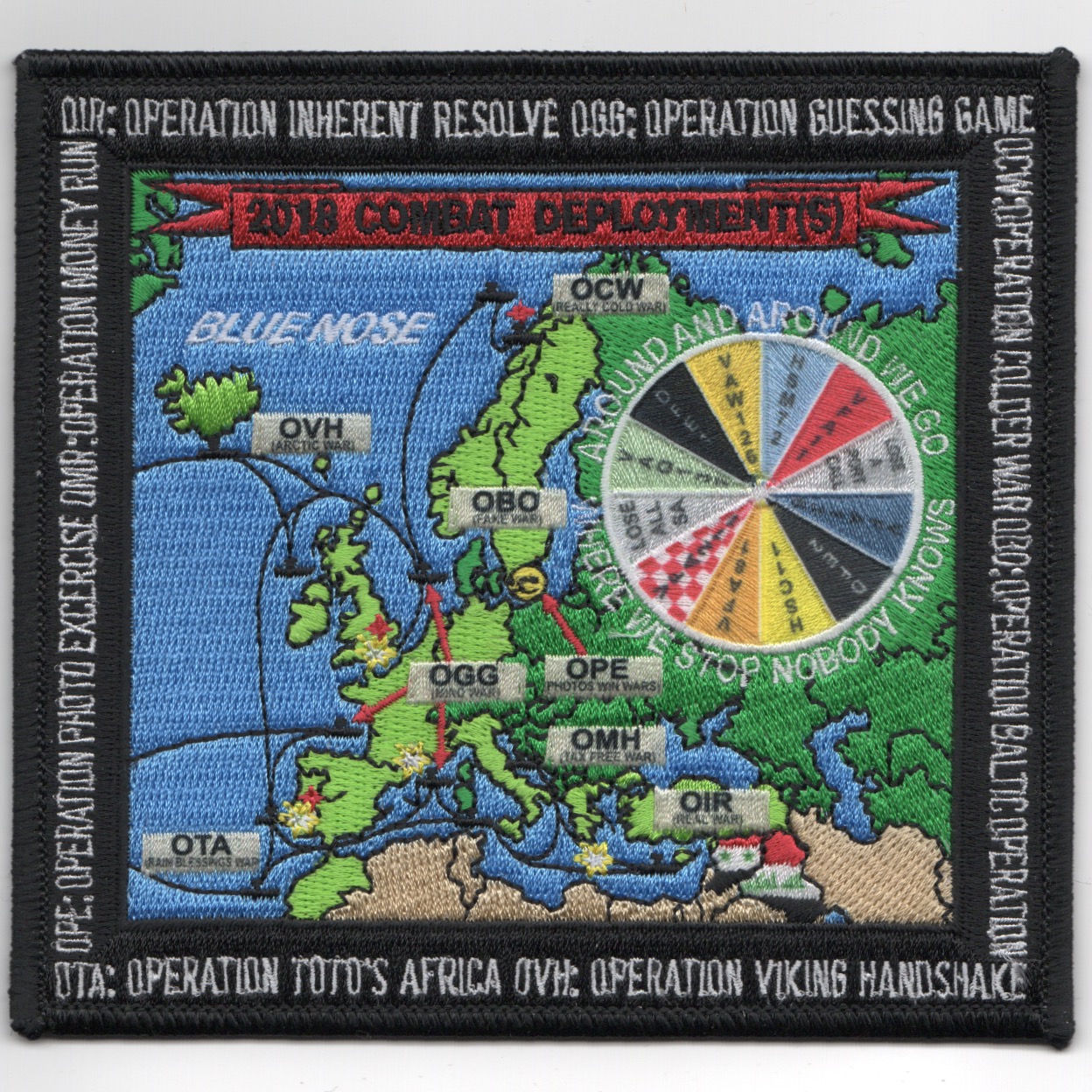 VFA-81 2018 'Deployment Wheel' Cruise Patch
