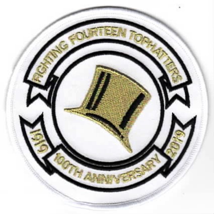 VFA-14 *100th Anniversary* Patch (Round/White)