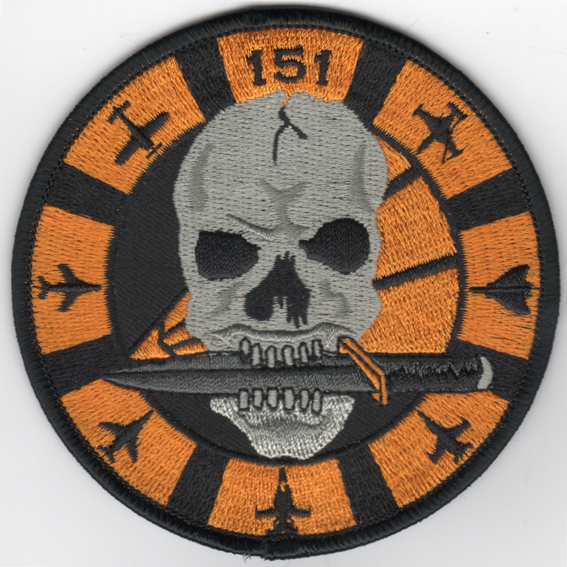 VFA-151 'Skull' Bullet Patch (Lrg/AC/No Velcro)