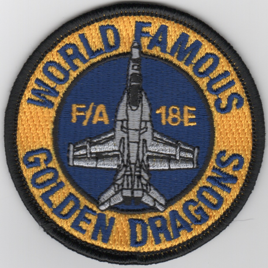 VFA-192 *F/A-18E* Bullet WFGD Patch (Blue/Ylw)