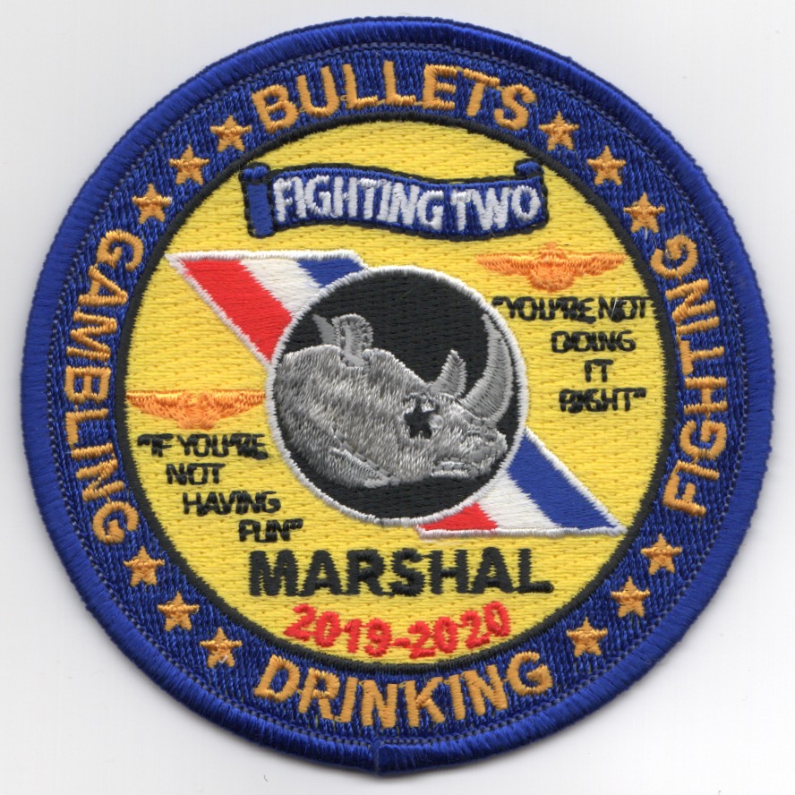 VFA-2 'MARSHAL' Patch (Black Letters)