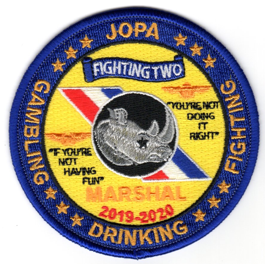 VFA-2 'MARSHAL' Patch (Yellow Letters)
