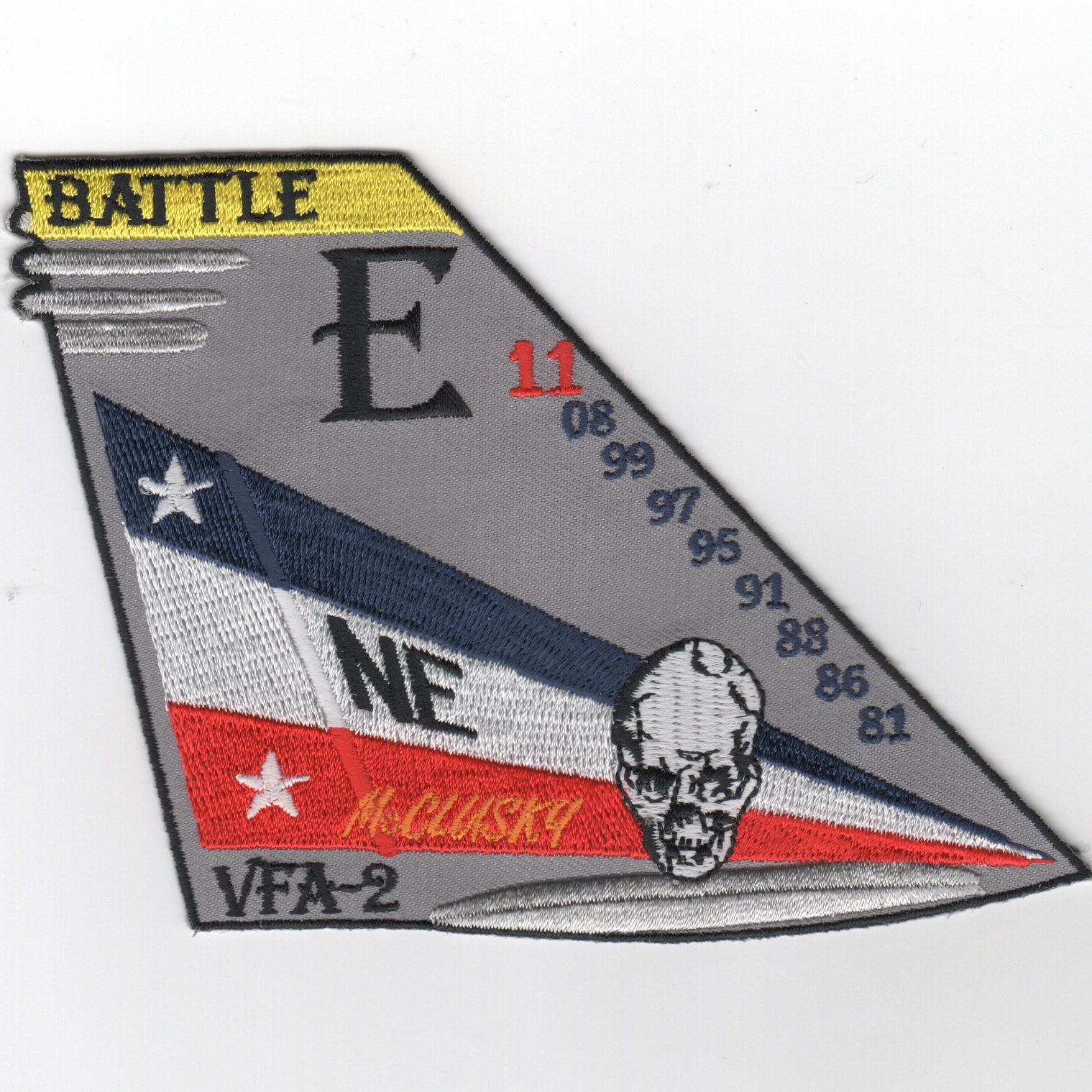 VFA-2 2011 Battle 'E' TailFin