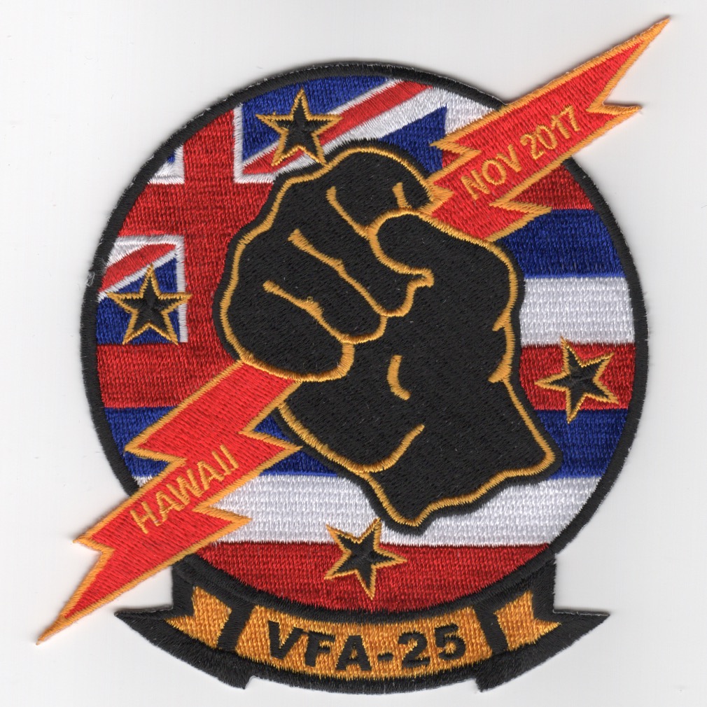 VFA-25 Nov 2017 'Hawaii' Squadron Patch