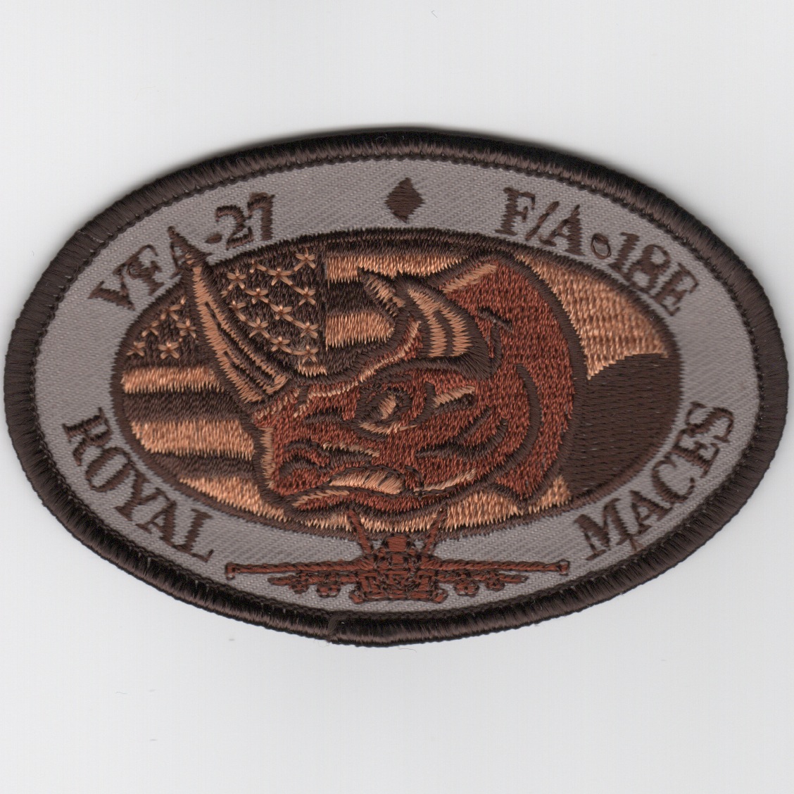 VFA-27 A/C Patch (Oval/Des)