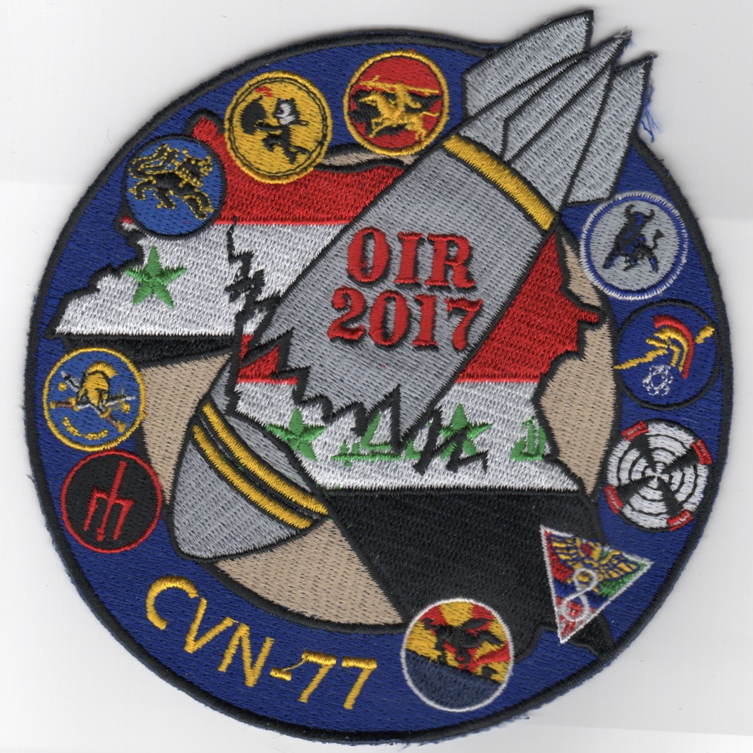 VFA-31/CVN-77 2017 OIR 'BOMB' Patch
