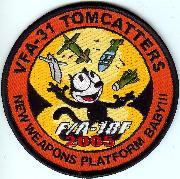 VFA-31 F/A-18F Weapons Patch (Orange-Round)