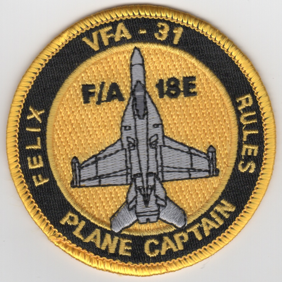 VFA-31 'Plane Captain' A/C Bullet (Yellow)