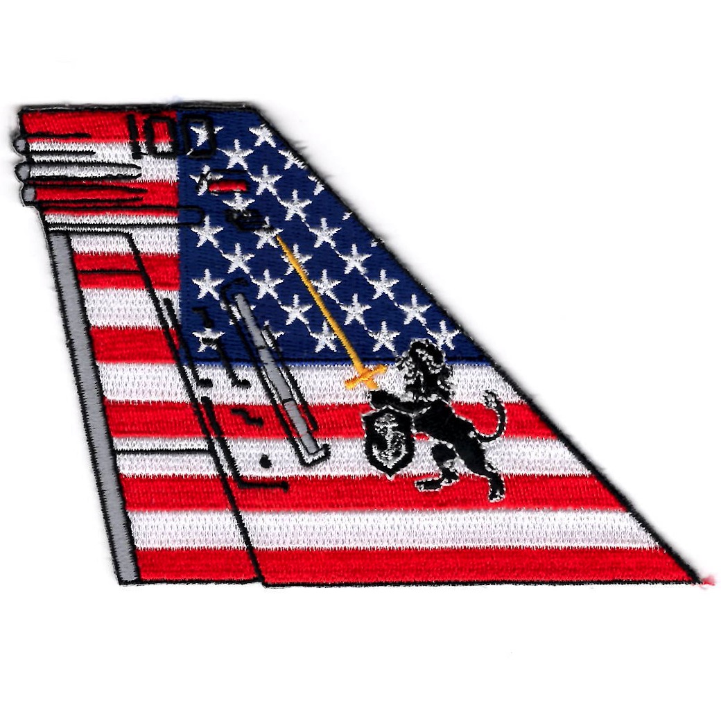 VFA-32 *AC* TailFin (R-W-B w/Mascot/Pointed Right)