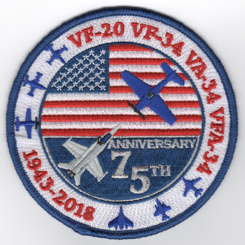 VFA-34 '75th Anniv' (4-in/Round)