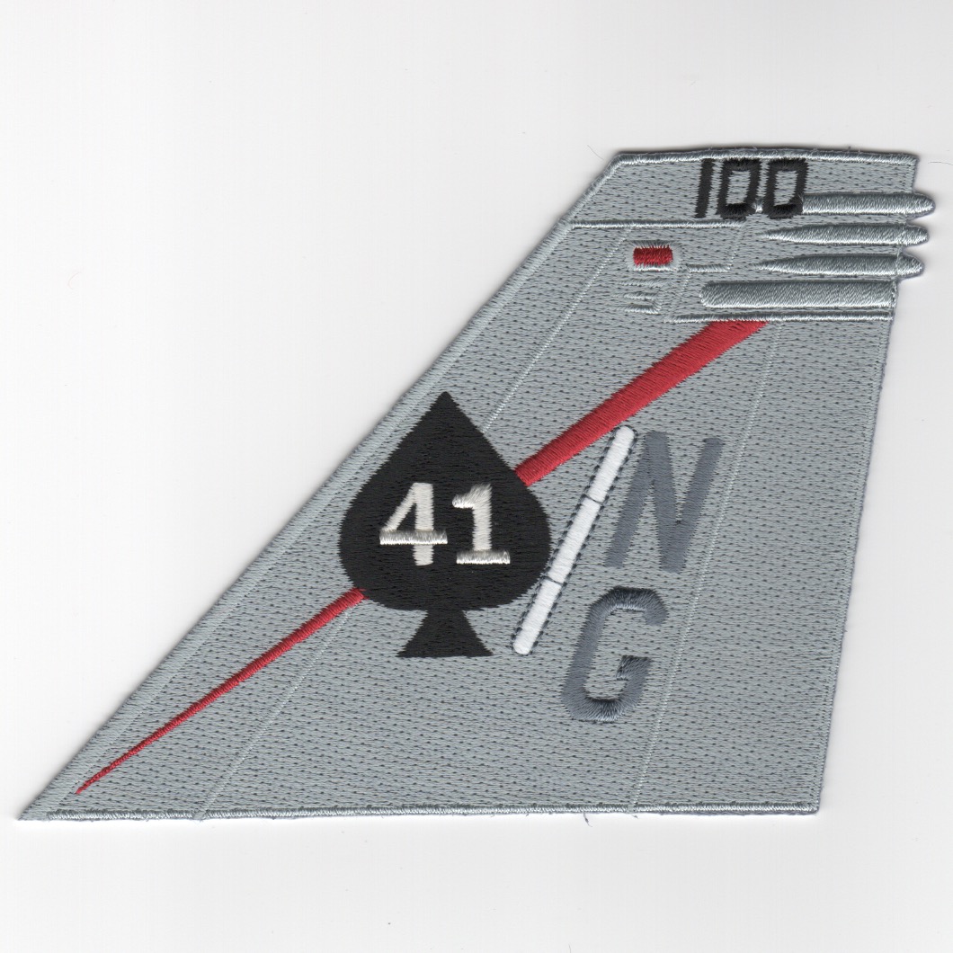 VFA-41 'NG' TAILFIN Patch (Gray)
