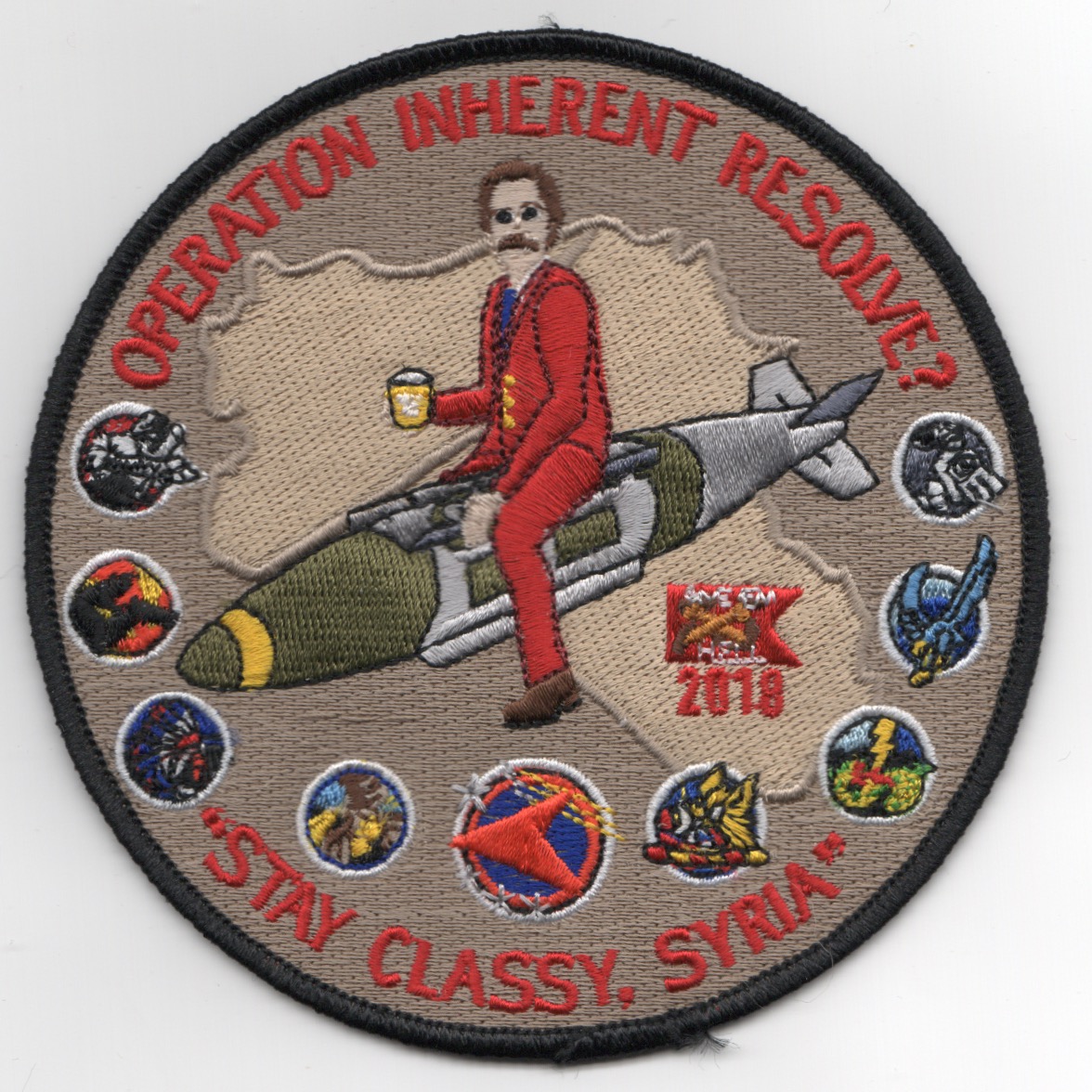 VFA-81 2018 OIR 'STAY CLASSY' Cruise Patch