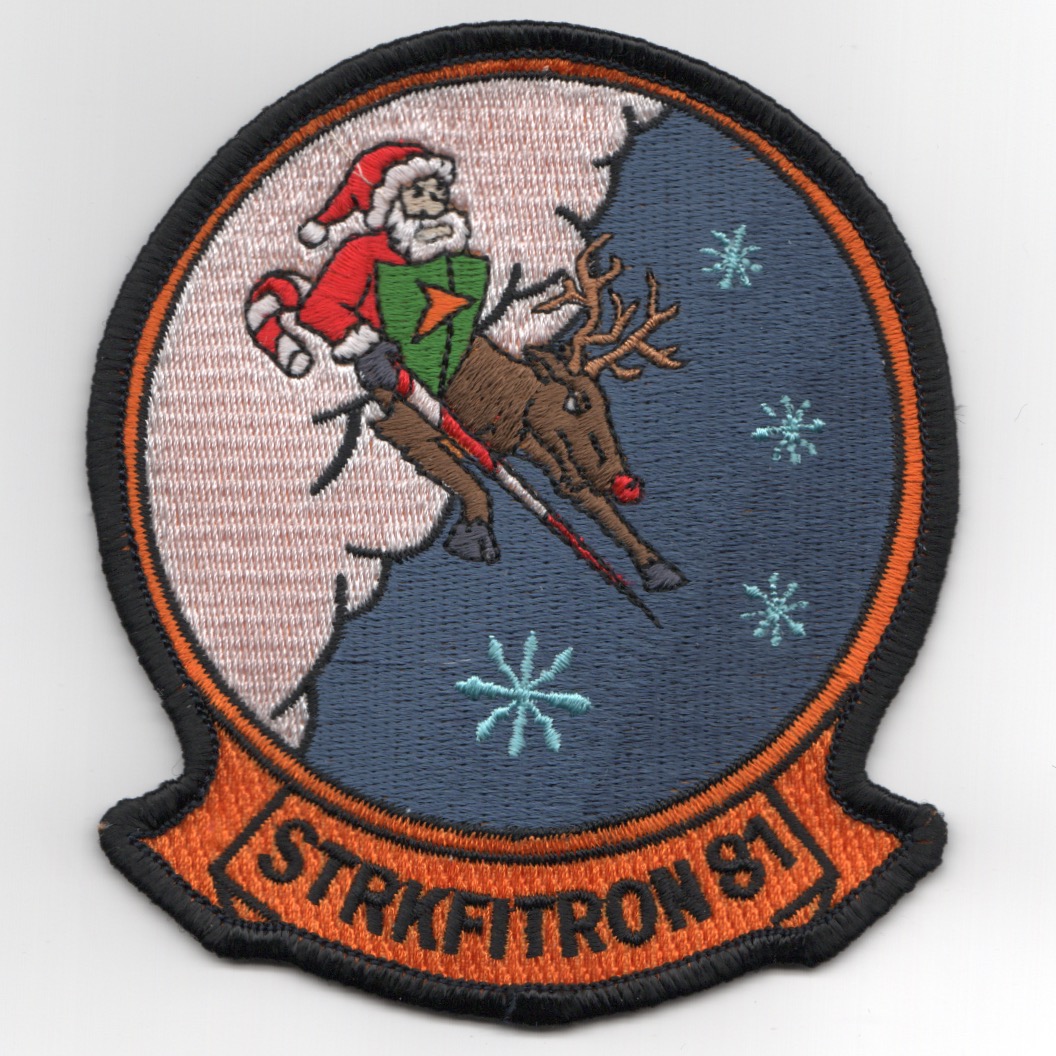 VFA-81 Squadron Patch (Color/Santa)