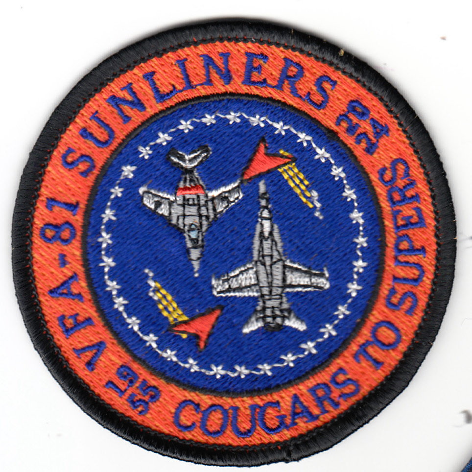 VFA-81 *Cougars-to-Supers* Bullet
