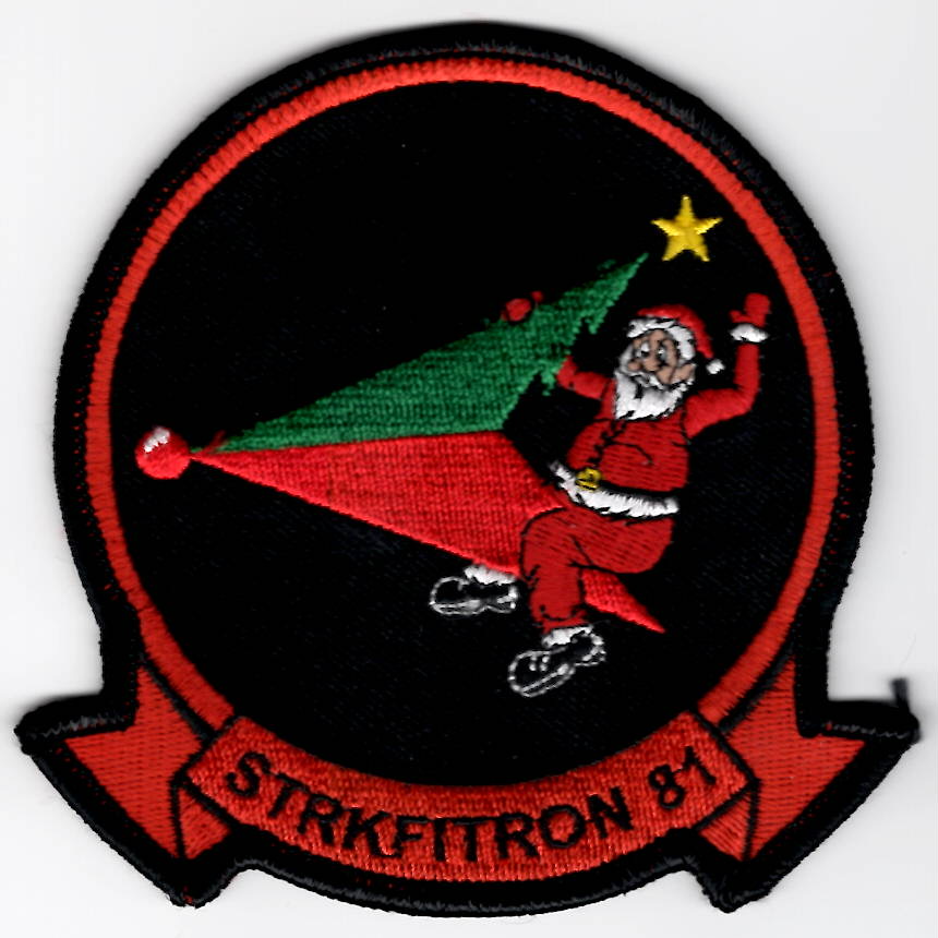VFA-81 *SANTA ON CHEVRON* (Black)