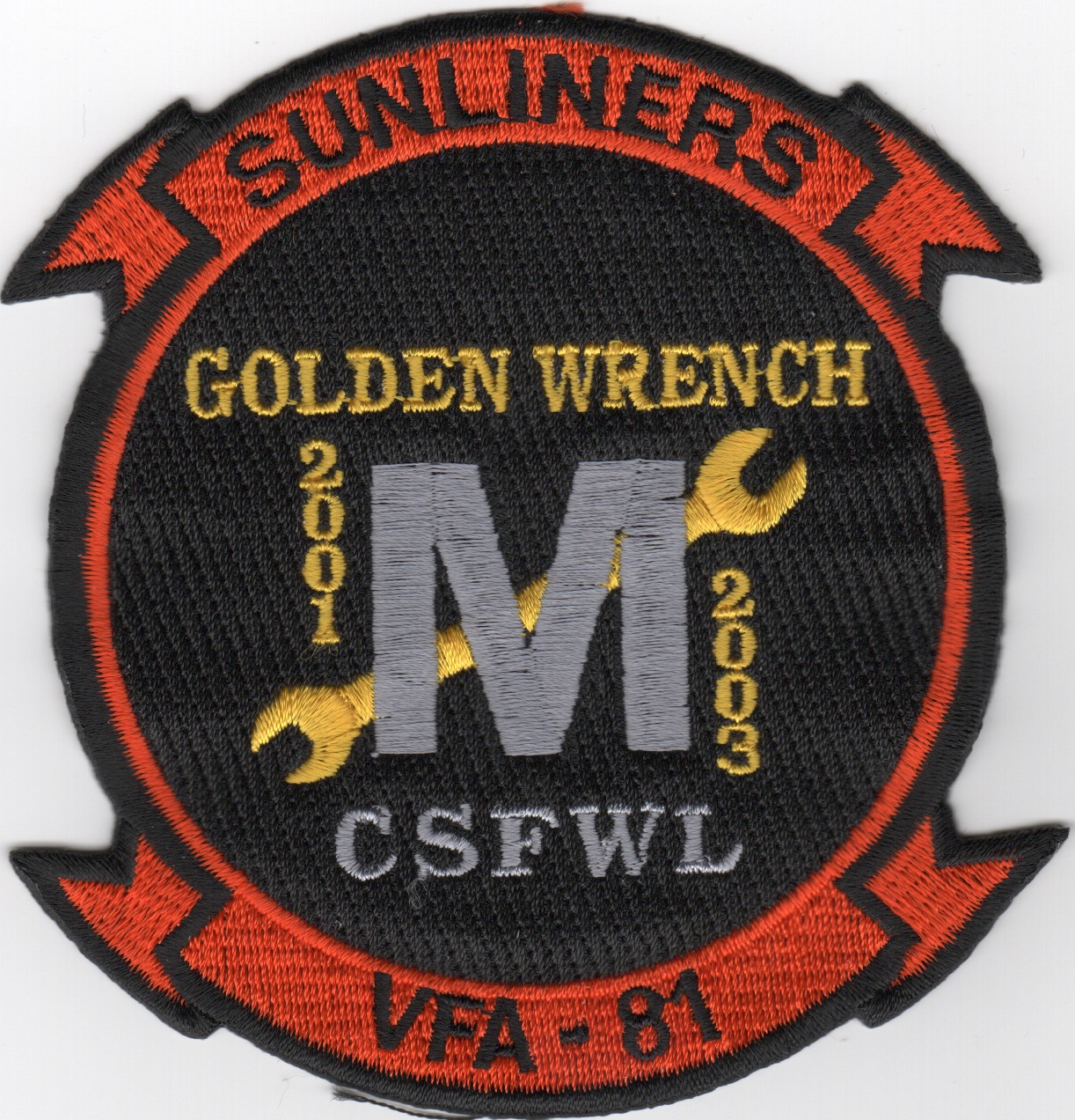 VFA-81 2003 'GOLDEN WRENCH' Award