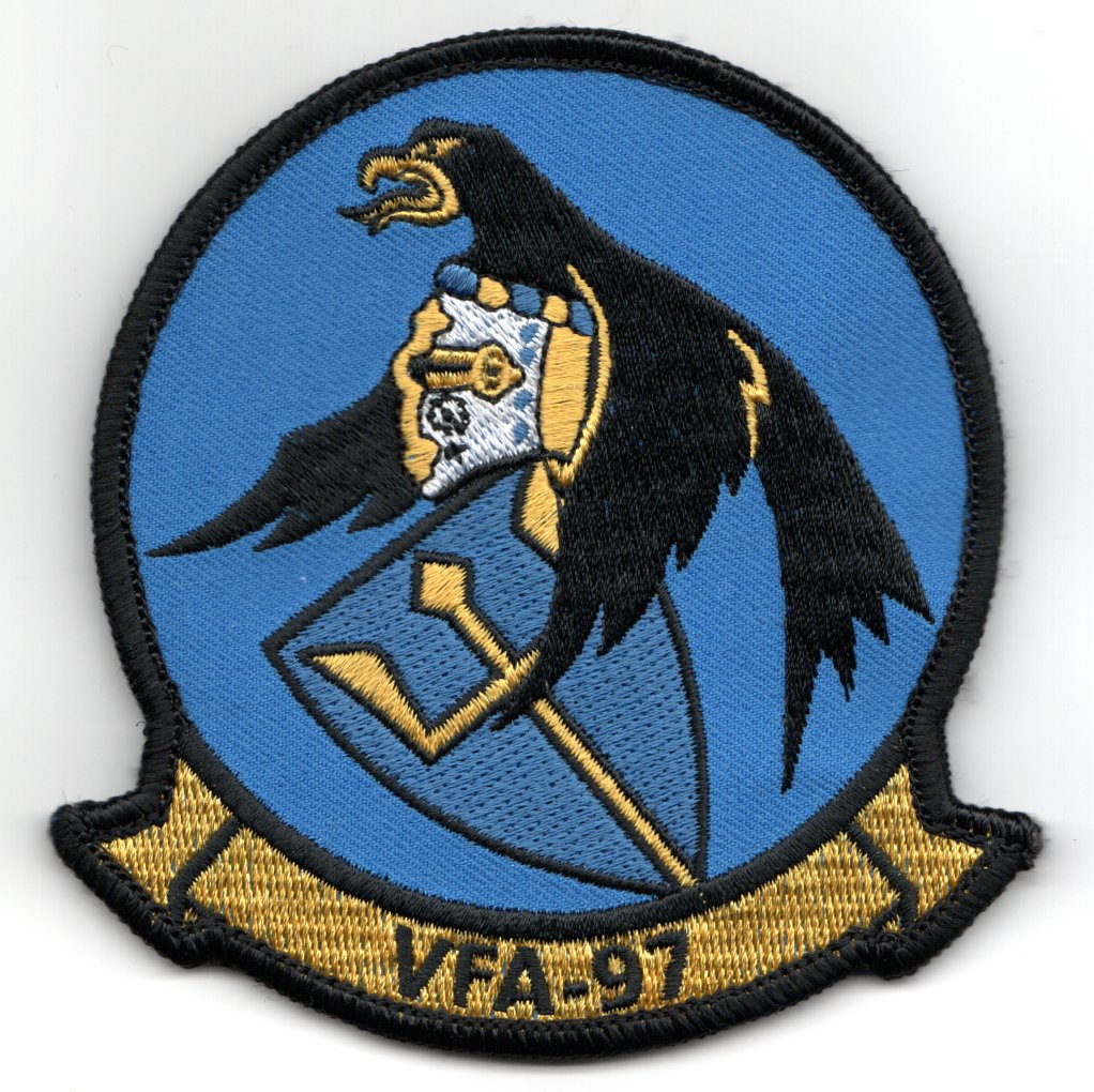 VFA-97 Squadron Patch (F-35/Med Blue)
