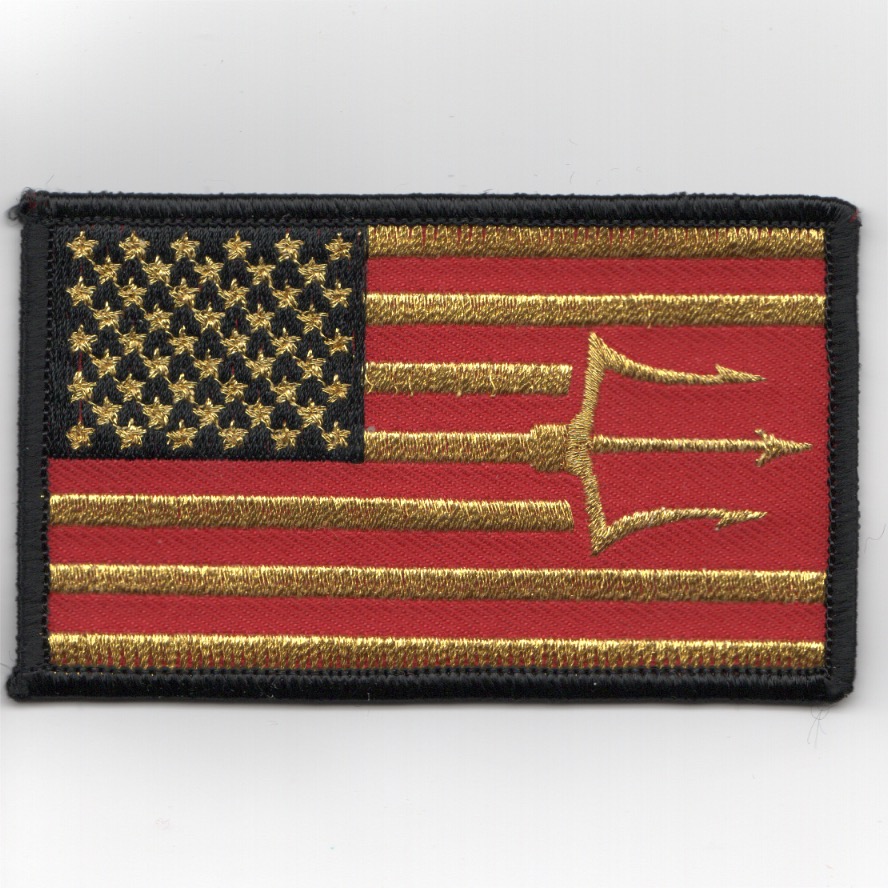 VFA-97 'TRIDENT' Flag Patch (GOLD)