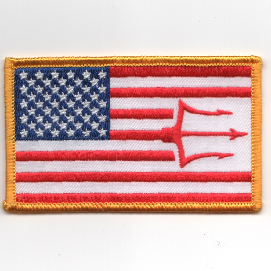 VFA-97 'TRIDENT' Flag Patch (R/W/B)