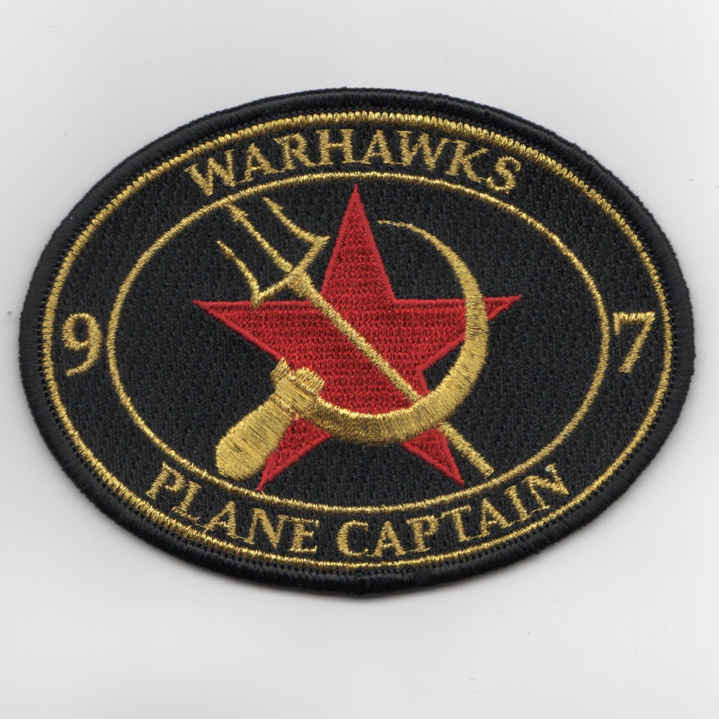 VFA-97 'RED AIR' Plane Captain Patch
